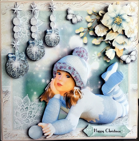Winter Fun Card Front Kit by Elaine  Harmer