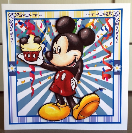 Mickey Birthday 3 Mini Kit by Elaine  Harmer