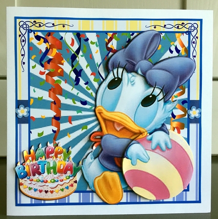 Baby Daisy Birthday 1 Mini Kit by Elaine  Harmer