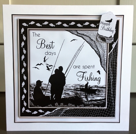 Delicate Words - Fishing by Elaine Harmer