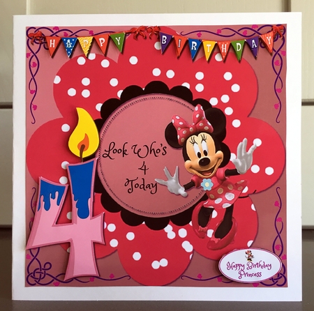 Minnie Birthday sheet 4 by Elaine  Harmer