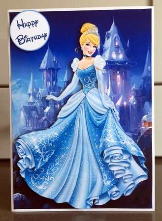 Cinderella A5 Decoupage by Elaine  Harmer