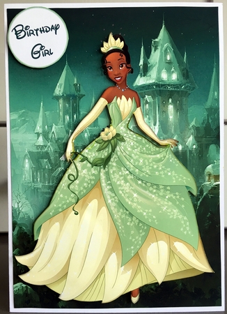 Princess and the Frog Tiana A5 Decoupage by Elaine  Harmer