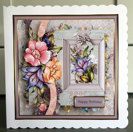 Floras, ribbon and lace by Elaine  Harmer