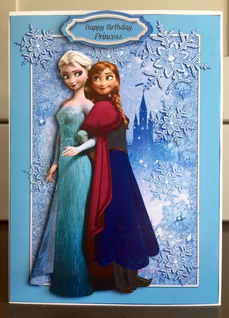 Frozen Fantasy Card Front Sheet 5 by Elaine  Harmer