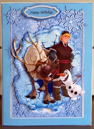 Frozen Fantasy Card Front Sheet 7 by Elaine  Harmer