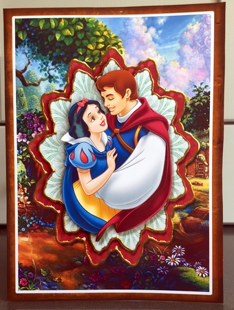 Snow White  Card Front Bumper Kit 2 by Elaine  Harmer