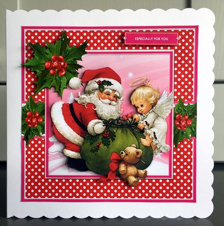 Happy Christmas Greetings 11 by Elaine  Harmer