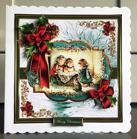 The Nativity with children by Elaine  Harmer