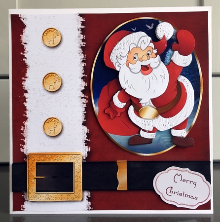 A Very Happy Santa by Elaine  Harmer