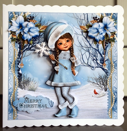 Sweet Little Snowy Walk Mini Kit by Elaine  Harmer