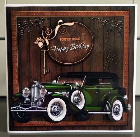 Forever Young Vintage Car Kit.2 by Elaine  Harmer