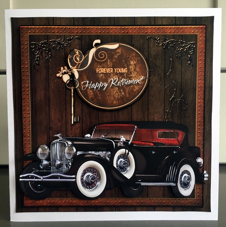 Forever Young Vintage Car Kit.4 by Elaine  Harmer