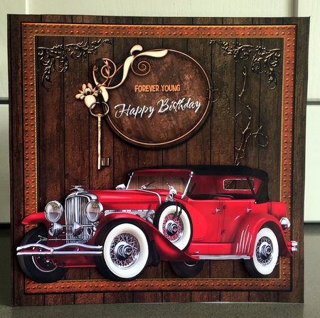 Forever Young Vintage Car Kit.9 by Elaine  Harmer