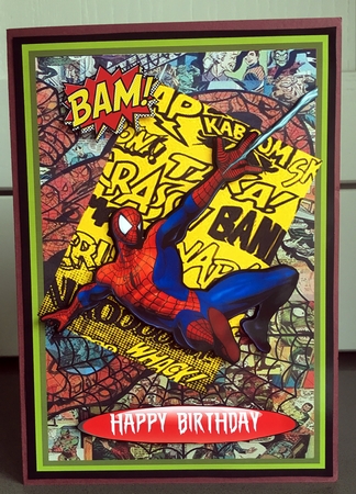 Spiderman - Bam Kapow! by Elaine Harmer