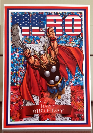 Super Hero - Thor by Elaine Harmer
