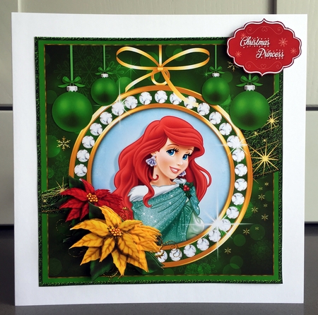 December Princesses Christmas Green Bumper Kit.1  by Elaine  Harmer