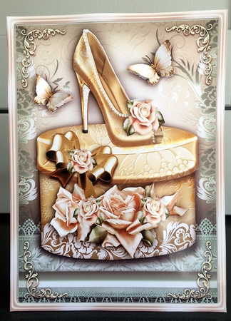 Cream Ladies Shoes and Gift Box for All Occasions Mini Kit by Elaine  Harmer