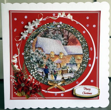 CHRISTMAS COTTAGES 3 by Elaine  Harmer