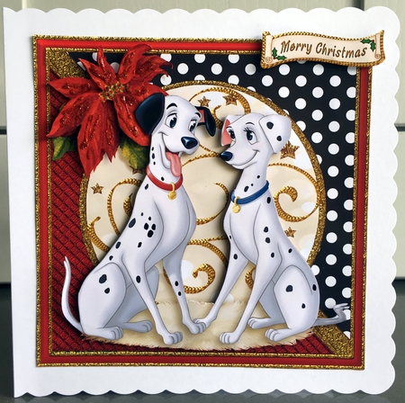Spots For Christmas Card Front Kit 3 by Elaine  Harmer