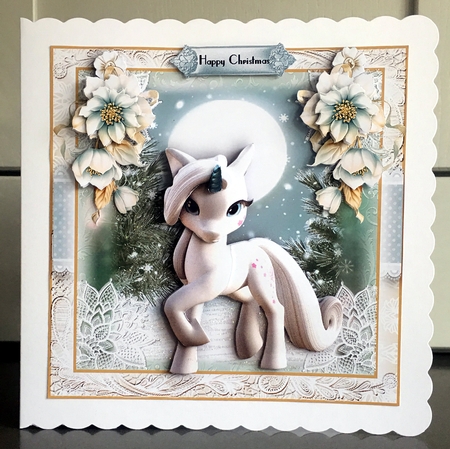 Have A Magical Christmas Card Front Kit by Elaine  Harmer