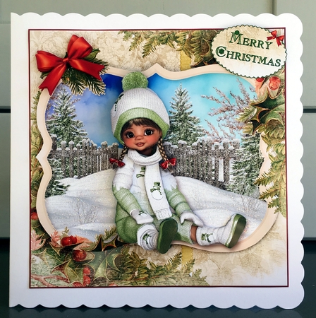 Sweet Little Christmas Snow Fun Mini Kit by Elaine  Harmer