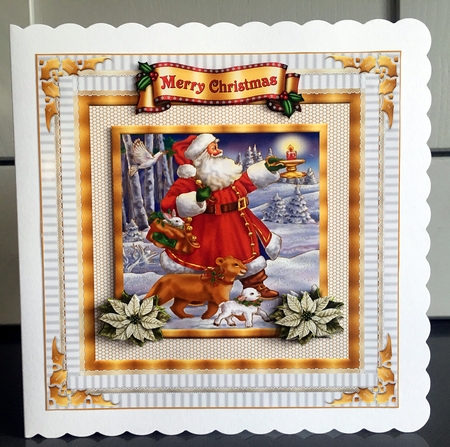Santa with friends by Elaine  Harmer