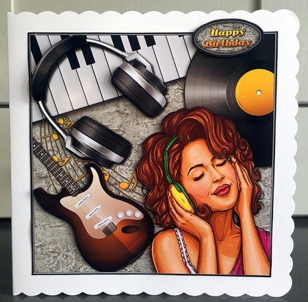 Music Lover 8x8 Mini KIt by Elaine  Harmer