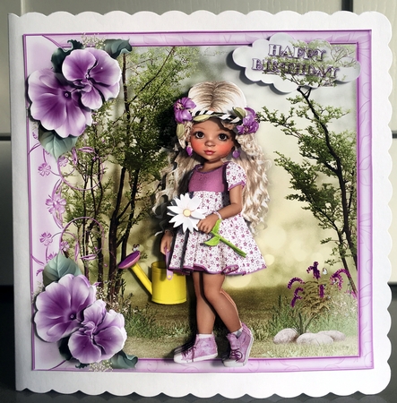 Sweet Little Meadow Lady Mini Kit by Elaine  Harmer