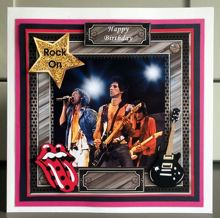 The Rolling Stones Rock On mini kit by Elaine  Harmer