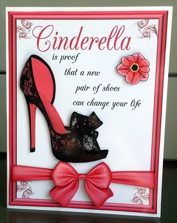 Cinderella and her shoes by Elaine  Harmer