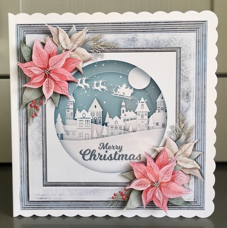 Christmas paper art by Elaine  Harmer