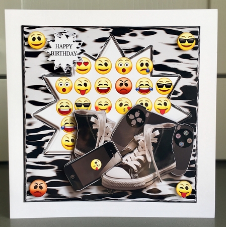 Must Have Gadgets and Gear Male Card by Elaine  Harmer
