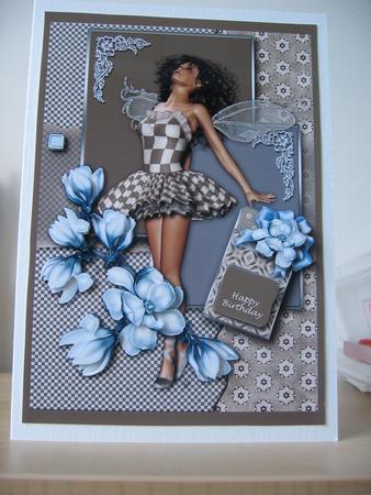 Hannah Faerie Taupe Kit 6 Pages Including Decoupage Step by Step by Elaine  Harmer