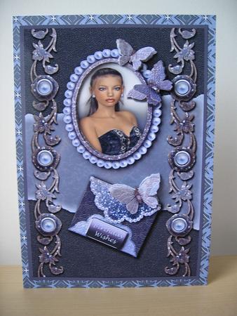 Marina Cameo Blue Kit 6 Pages, Including Decoupage Step by Step by Elaine  Harmer