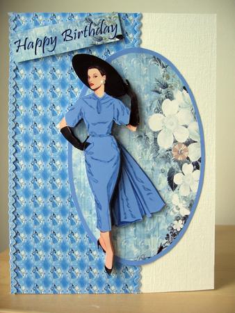 Elegant Ladies in Blue by Elaine  Harmer