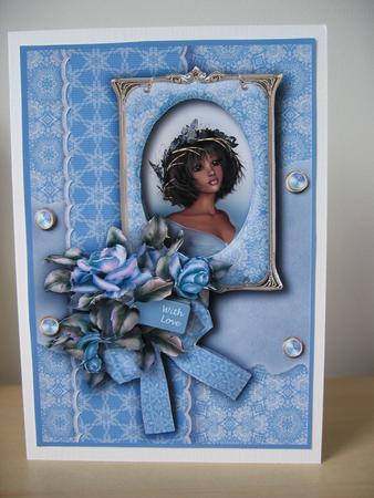 Alice Cameo Blue Kit 6 Pages, Including Decoupage Step by Step by Elaine  Harmer