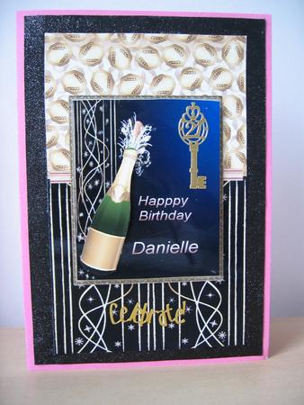 Champagne Birthday by Elaine Harmer