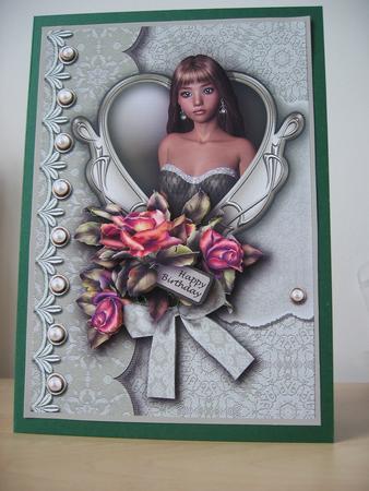 Rosie Cameo Green Kit 6 Pages, Including Decoupage Step by Step by Elaine  Harmer