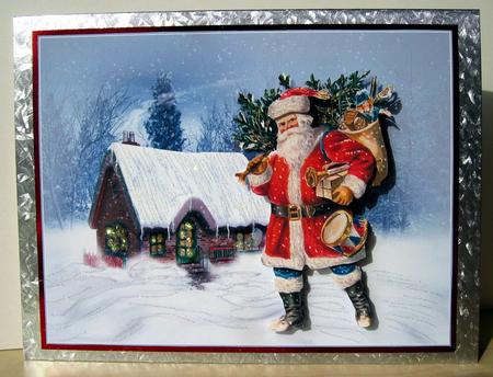 Vintage Santa by Elaine  Harmer