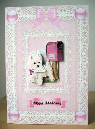 Lace Frame A5 Card Bases - Floral 2 by Elaine  Harmer