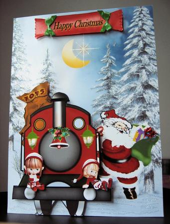 Choo, Choo,christmas by Elaine Harmer