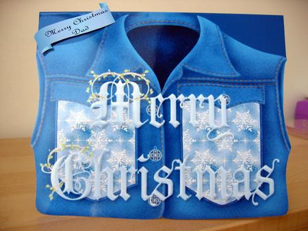 Christmas Shirt Shaped Card by Elaine  Harmer