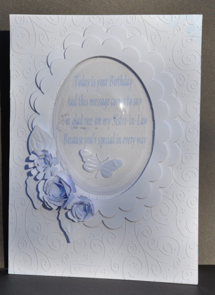 'swirls Embossed' Card Fronts Kit by Elaine  Harmer