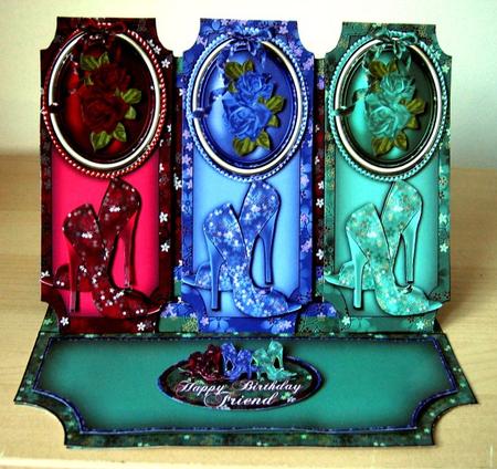 Triple Topper Panel, Easel Card Kit Stylish by Elaine  Harmer