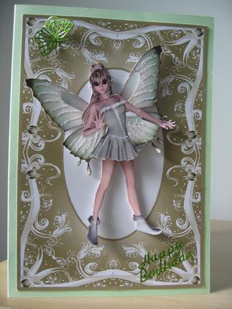 Ribbon Swirls Aperture Frames by Elaine Harmer