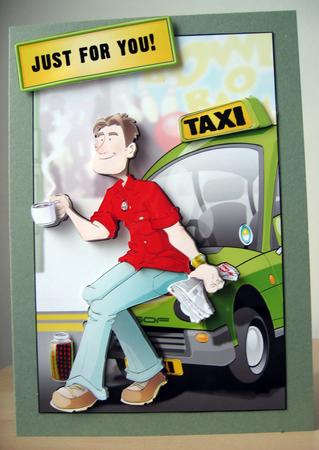 Taxi Dude. by Elaine  Harmer