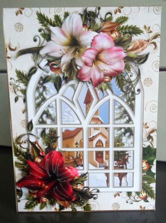 Christmas Through the Window Choice of Scenes Mini Kit by Elaine  Harmer