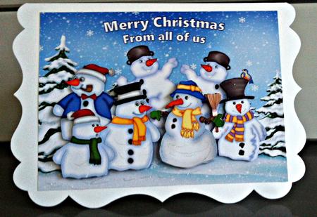 Merry Christmas from All of Us by Elaine  Harmer