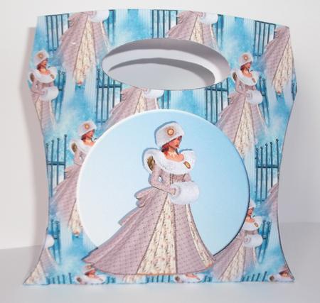 Winter Snow Bride Gift Bag by Elaine HIndson
